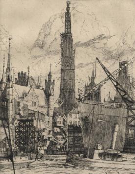 Ets van Jaak Gorus, Antwerpen vanop linkeroever