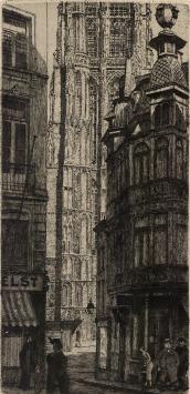 Ets van  de Belgische etser J. Gorus kopen