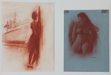 Kunstwerkjes op papier van de Belgische graficus Jaak Gorus