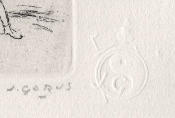 Kleine ets, twee vrolijke kinderen