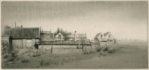 Jaak of Jacques Gorus met een ets