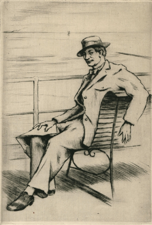 Ets van  de Belgische etser J. Gorus kopen