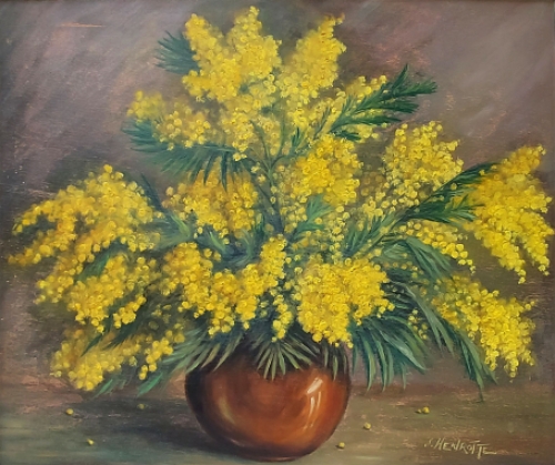 De Belgische schilder Joseph Jean Victor Henrotte
