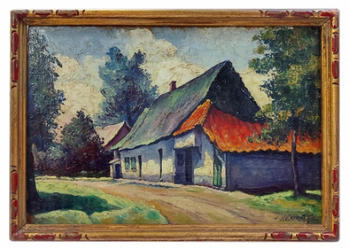 Kunstwerk van de Belgische kunstenaar Joseph Jean Victor Henrotte