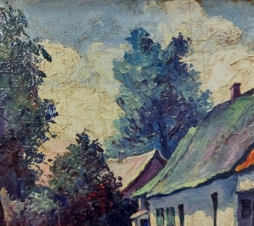 Origineel schilderij van Géo Henrotte kopen