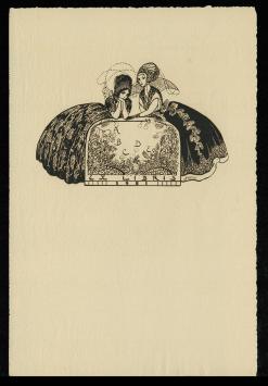 Ex libris van Jeanne Hovine of Anne-Marie Ferrieres