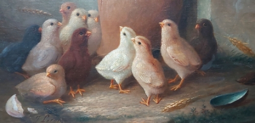 De Belgische kunstenaar J. Lecosty