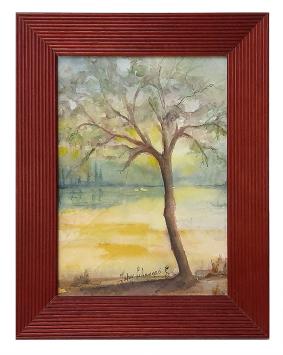 Aquarel van de Belgische kunstenares Jaky Lefrançois