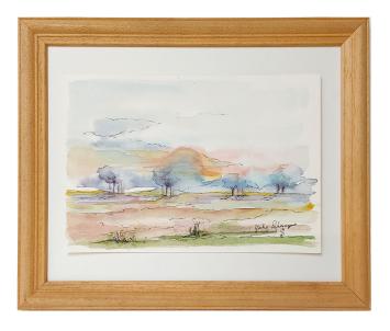 Aquarel van de Belgische kunstenares Jaky Lefrançois