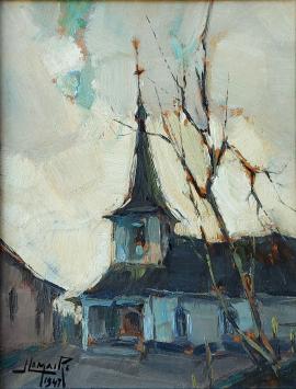 Olieverfschilderij van de Belgische kunstenaar Joseph Lemaire