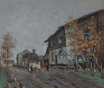 olieverfschilderij uit 1952 van de Belgische kunstenaar Joseph Lemaire