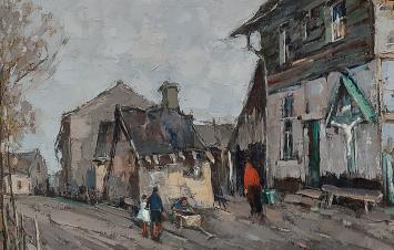 Olieverfschilderij van de Waalse kunstschilder Joseph Lemaire