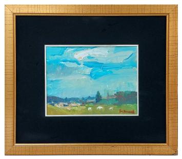 J. Portenart kunstschilderes organisch abstract