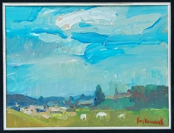 Belgische kunstschilderes Jeanne Portenart