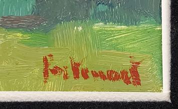 Portenart schilderij koeien in de weide