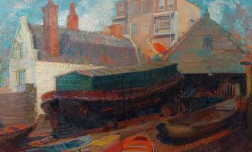 Boten te Amsterdam (+/- 1916)