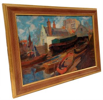 Boten te Amsterdam (+/- 1916)