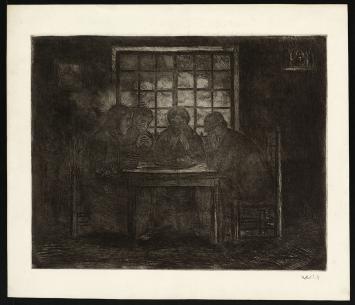 Ets van de Belgische etser Jakob Smits