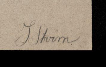 potloodtekening van rond 1900