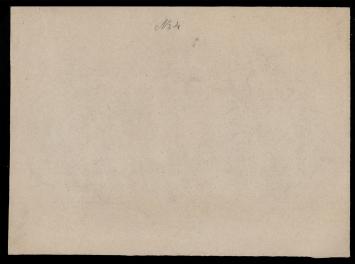 Asymmetrisch medaillon met bloemenmotief +/- 1900