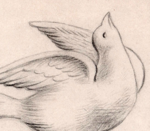 Tekening van Nederlandse kunstenaar Jacobus Storm