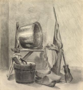 Tekening van Nederlandse kunstenaar Jacobus Storm