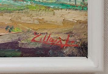 Kunstwerkje op canvas van J. Thilleux