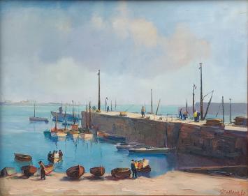 De Belgische kunstschilder Joseph Thilleux