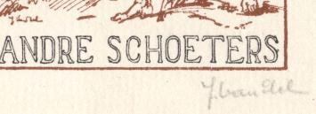 Klein grafisch kunstwerkje van J. Van Ael kopen