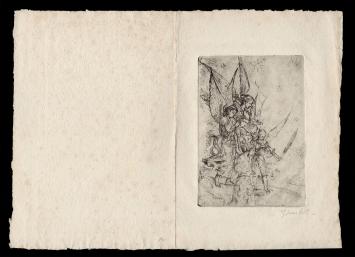 Kerstkaart van de  Belgische kunstenaar Jules Van Ael kopen