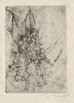 Gravure uit 1949 van Jules Van Ael