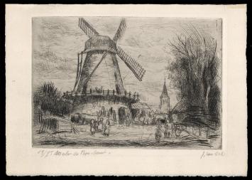 Ets van de Vlaamse etser Jules Van Ael kopen