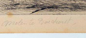 Etsen kopen van de Antwerpse kunstenaar Jules Van Ael