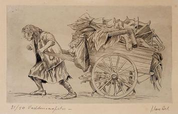 Voddenraapster van Jules Van Ael