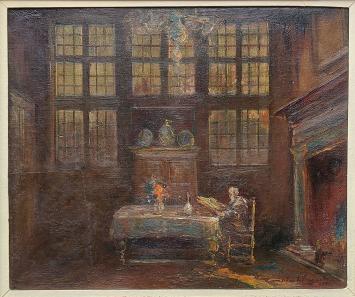 Belgische kunstschilder Julien Van de Veegaete