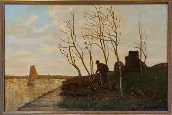 Kunstwerkje van Joseph Van Genegen of Jos Van Genegen