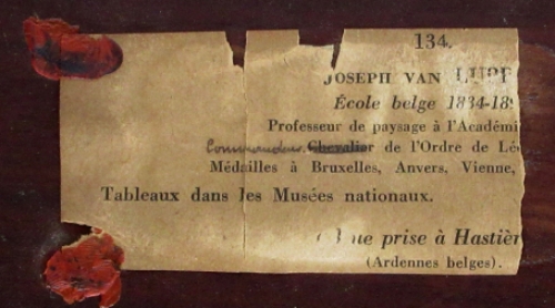 Schilderij van Joseph Gérard Adrien Van Luppen