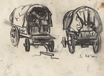 Tekeningen van de kunstenaar Jules Van De Leene