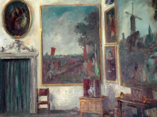 Schilderij van Belgische schilder Julien Van de Veegaete