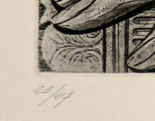 Ets uit 1952 van Joseph Verdegem