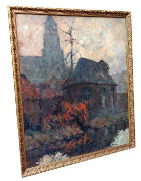 Uitzicht Sint-Gummarustoren te Lier