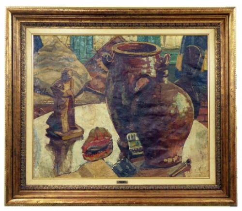 Schilderij van Jules Verwest Gentse kunstschilder