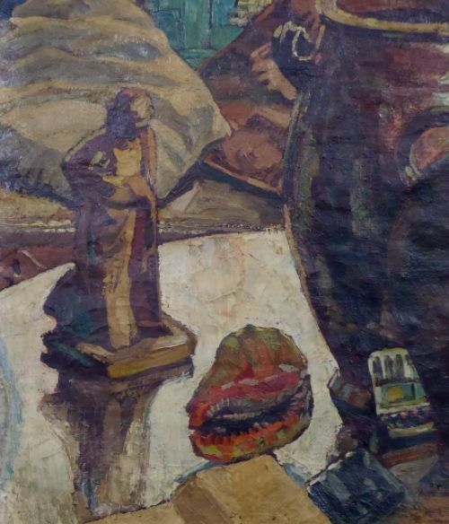 Schilderij van Belgische kunstenaar Jules Verwest op doek kopen