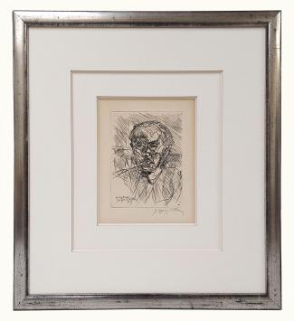 Gesigneerde ets van de Franse kunstenaar Jacques Villon kopen