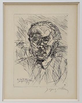 Ets uit 1959 van Jacques Villon, Franse kunstenaar