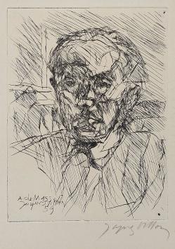 Kunstwerk op papier van Jacques Villon