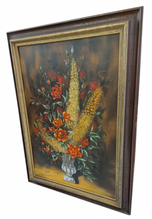 Bloemenweelde in een Romeins vaasje