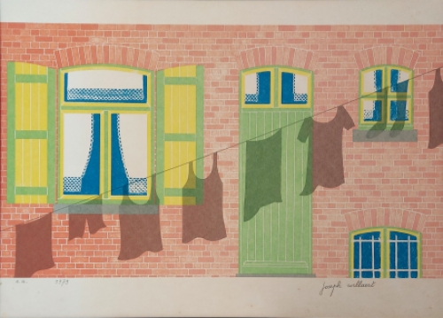 Litho van Joseph Willaert  een Belgische kunstenaar