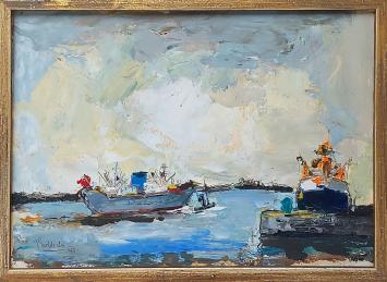 Schilderij van de Belgische kunstschilder Jack Godderis