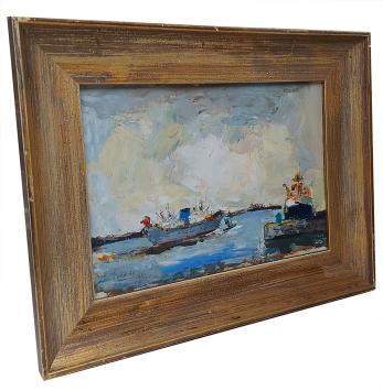 Boten op de Schelde 1948